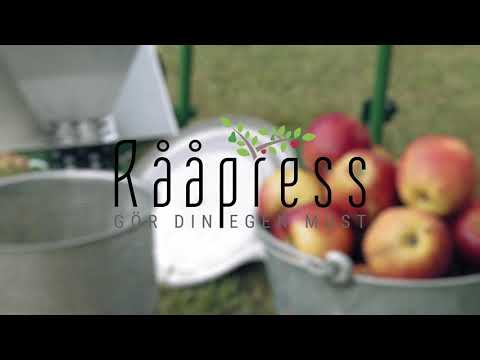 Fruktkross Manuell 9L & Fruktpress Original 12L - Gör Din egen Must - Rååpress
