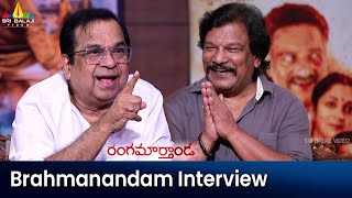 Rangamarthanda | Director Krishna Vamsi Interview with Brahmanandam | Sri Balaji Video video
