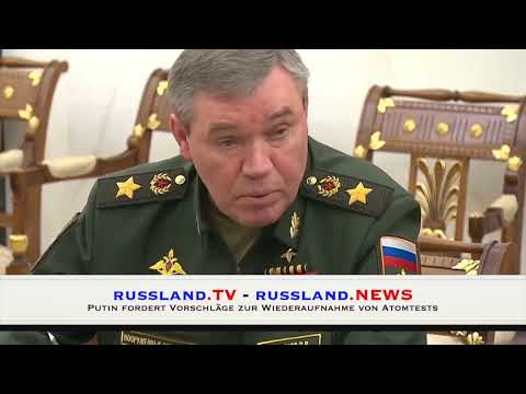 Putin fordert Vorschläge zur Wiederaufnahme von Atomtests