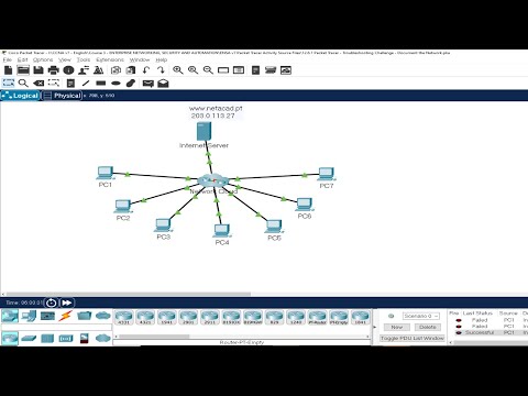 12.6.1 Troubleshooting Challenge - Document the Network