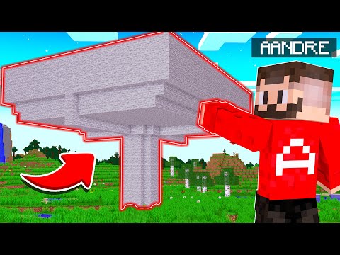 AANDRE - I BUILD my XXL XP MOB FARM in Minecraft THE WALLS (unfair)