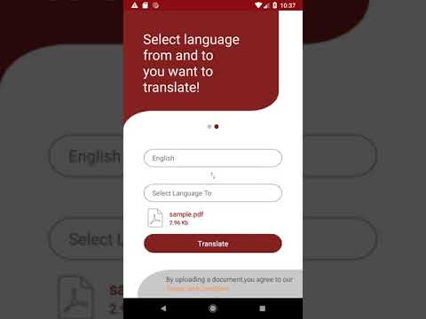 PDF Document Translator