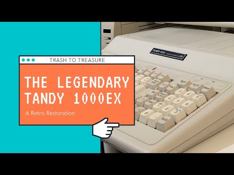 This Tandy 1000 EX Was In ROUGH Shape - Retro Restoration