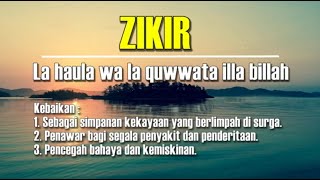 Download lagu Zikir La Hawla Wala Quwwata Illa Billah - Mencegah Kemiskinan mp3