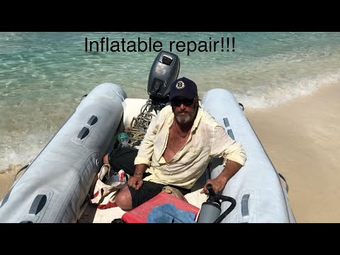 Inflatable boat repair!!!😃👍🏻
