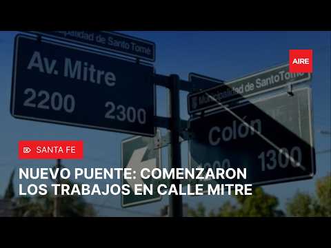 Arrancó la obra del NUEVO PUENTE Santa Fe–Santo Tomé 🌉 cortes y desvíos de tránsito 🚧