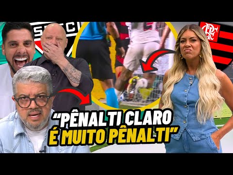 IMPRENSA DEBATE PÊNALTI no ARRASCAETA! FLAMENGO FOI PREJUDICADO? VEJA a ANÁLISE ÁUDIO DO VAR AO VIVO