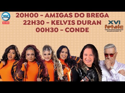 Amigas do Brega, Kelvis Duran e Conde na Feira do Tapete e Artesanato em Lagoa do Carro