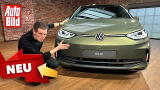 [AUTO BILD] VW ID.3 Facelift (2023) | Erster Blick auf den frischen Elektro-VW | Vorstellung mit Pet