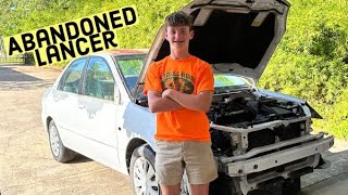 Abandoned Mitsubishi Lancer Stripped for Paint and First Oil Change | Convert to EVO?