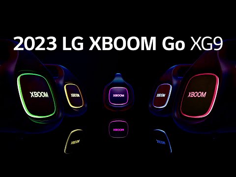 LG XBOOM Go : 2023 LG XBOOM Go XG9 "Multi Color Lighting" | LG
