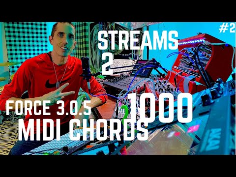 Akai Force controlling Analog Polysynths | Midi Chord 3.0.5 Update