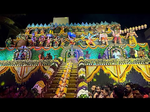 Biggest Ayyappa Swamy Padi Pooja 2025 | Bandlaguda Khyatam Jagadish Yadav  Ayyappa Padi pooja 2025
