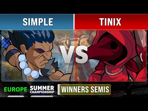 simpLe VS Tinix - Winners Semis - EU - Summer Championship 2022 - Singles