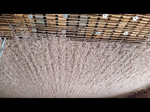 Spalierdecke, Kalkputz