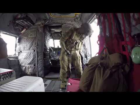 California Guard CH-47 Chinook • Rescue Flight R2B Due To Low Visibility