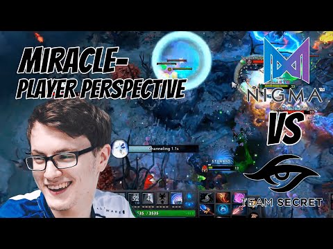 Miracle [Puck] PLAYER PERSPECTIVE NIGMA VS SECRET - DreamLeague Season 15 DPC