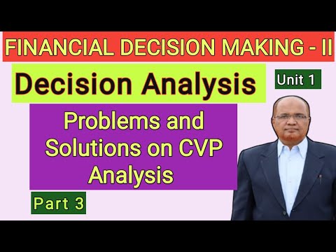 Financial Decision Making II I Decision Analysis I Unit 1 I Part 1 I Hasham Ali Khan I