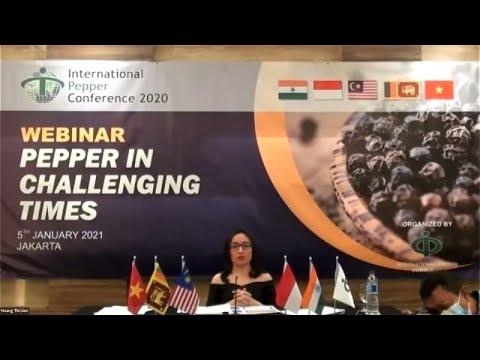 Mrs Hoang Thi Lien, Executive Director, International Pepper Community
