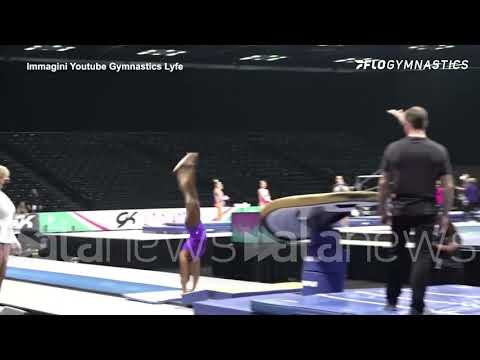 Ginnastica artistica: il doppio carpio con cui Simone Biles torna a stupire