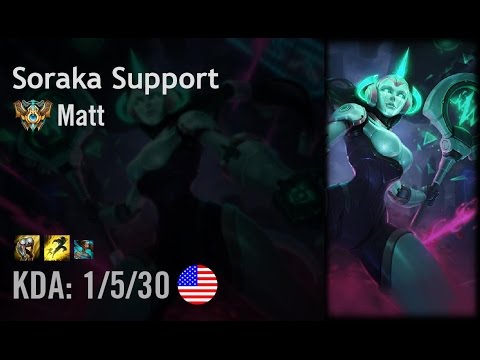 Soraka Support vs Blitzcrank - Matt - NA Challenger Patch 6.14