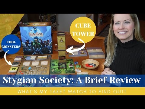 My Brief Review of THE STYGIAN SOCIETY: A Cooperative Adventure for All!