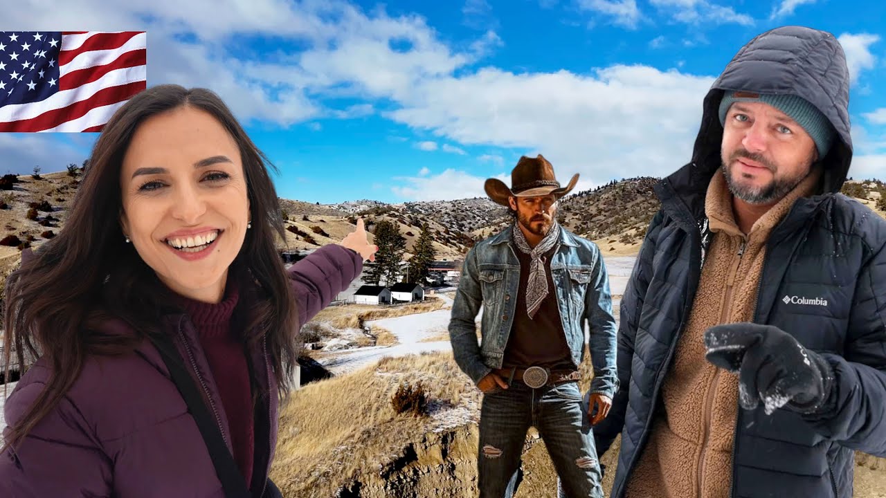 Ne-am mutat la țară în America, în Vestul Sălbatic! Prețuri, cowboys și iarnă extremă 🥶