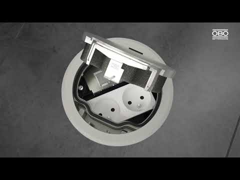 Installation GES R2 floor sockets