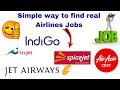 Write way to search Airlines Jobs | Indigo, Spice Jet, Jet Airways and many for | find jobs Write way to search Airlines Jobs | Indigo, Spice Jet, Jet Airways and many for | find jobs
