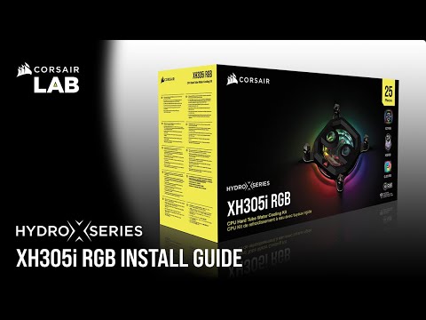 CORSAIR Hydro X Series iCUE XH305i RGB Custom Cooling Kit