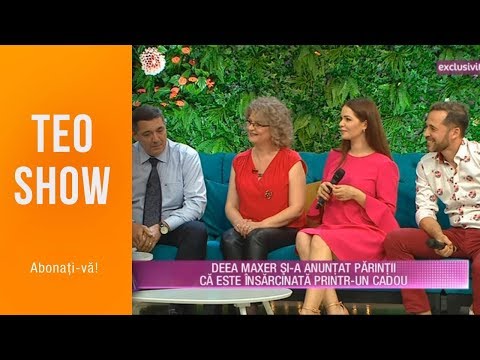 Teo Show (05.06.2019) - Deea Maxer si-a anuntat parintii ca este insarcinata printr-un cadou!