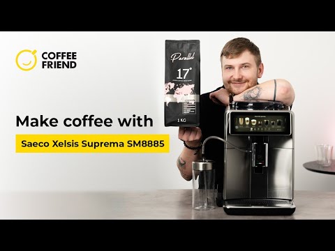 Coffee Brewing with Saeco Xelsis Suprema SM8885