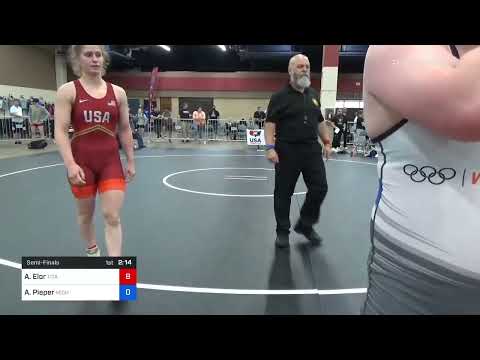 72 Kg Semifinal - Amit Elor, Titan Mercury Wrestling Club (TMWC) Vs Alicia Pieper, Michigan 87a8