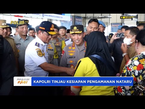 KAPOLRI TINJAU KESIAPAN PELAYANAN LIBUR NATARU DI TERMINAL PULOGEBANG