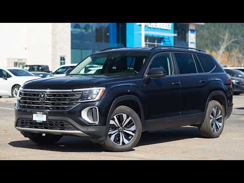 2025 Volkswagen Atlas Comfortline 2.0 TSI 4MOTION in Black for sale at Salmon Arm Chevrolet Buick GMC in Salmon Arm, BC