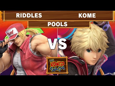 Kongo Saga - Riddles (Terry Bogard) Vs Kome (Shulk) Winners Pools - Smash Ultimate