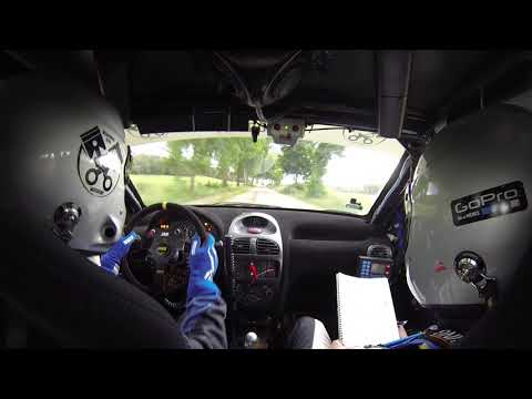 40 Rajd Podlaski Roguski/Martynek Peugeot 206 Os 5 Zubry