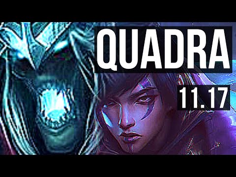 KARTHUS & Soraka vs APHELIOS & Maokai (ADC) | Quadra, 67% winrate, Godlike | KR Diamond | v11.17