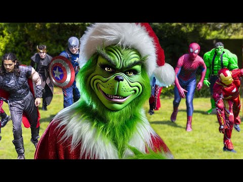 The Grinch VS The Avengers!