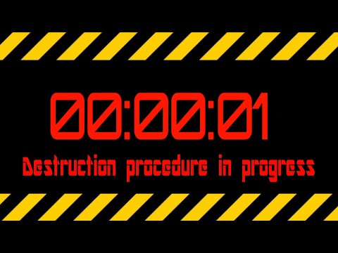 Self-destruct countdown of Interstellar spaceship "Centauri"