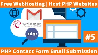 PHP Contact Form Email Submit |How to Upload PHP website on hostinger/000webhost | Free Hosting 2021
