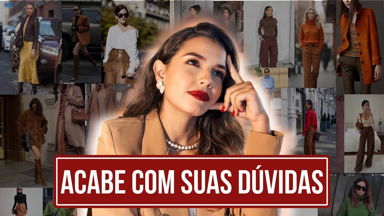 COMBINAÇÕES COM A COR MARROM | Aprenda a criar combinações de cores não tão óbvias