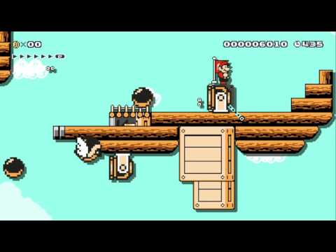 Bowser Jr's Happy-Fun Army by Noah - SUPER MARIO MAKER - NO COMMENTARY 1AT