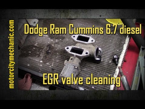 Dodge Cummins 6.7 EGR cleaning