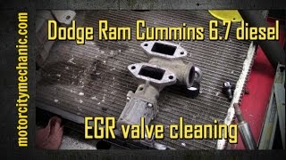 Dodge Cummins 6.7 EGR cleaning