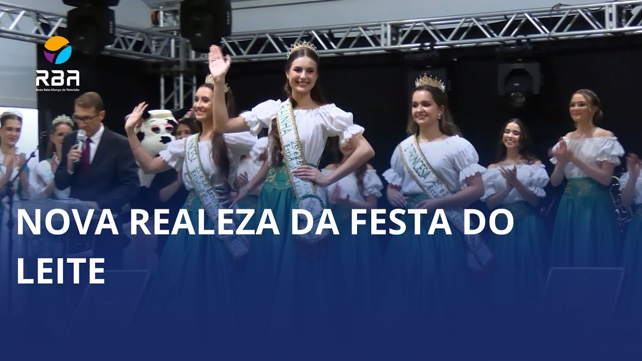Nova realeza da Festa do Leite