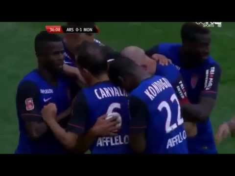 Radamel Falcao Goal   Arsenal vs Monaco 0 1 HD 2014 Emirates Cup