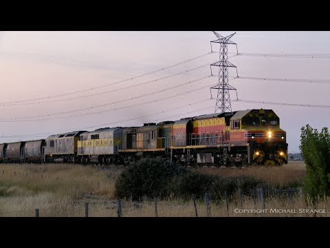 6KN2 SSR Grain Train Arrives At Gheringap - PoathTV Australian Trains & Railways