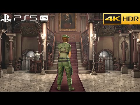 Resident Evil 1 HD Remastered - Jill Valentine (PS5 Pro) 4K HDR Gameplay - (Full Game)