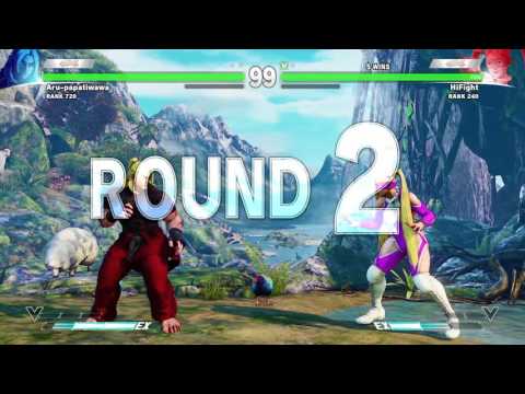 SFV Beta 4 - HiFight (R.Mika) vs Aru-papatiwawa (Ken)